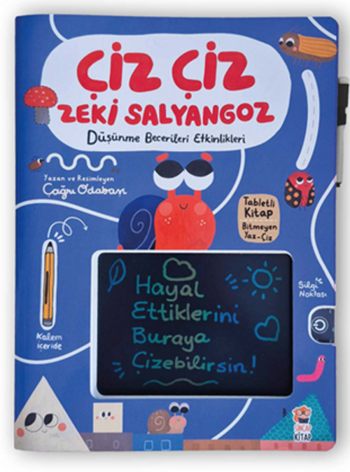 Çiz Çiz Zeki Salyangoz  - Düşünme Becerileri Etkinlikleri
