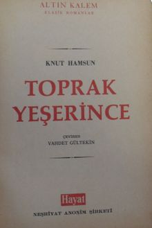 Toprak Yeşerince / 12-B-73