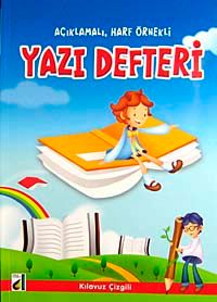 Yazı Defteri & Açıklamalı, Harf Örnekli