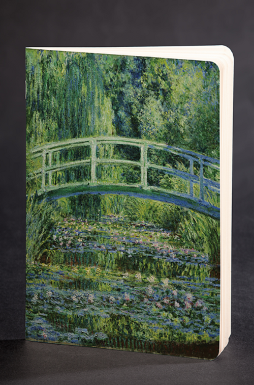 Akıl Defteri - Ressamlar Serisi - Nilüferler ve Japon Köprüsü - Claude Monet (Cep Boy)