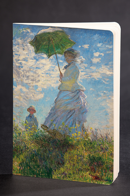 Akıl Defteri - Ressamlar Serisi - Şemsiyeli Kadın - Claude Monet (Cep Boy)