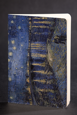 Akıl Defteri - Ressamlar Serisi - Rhone Üzerinde Yıldızlı Gece - Vincent van Gogh (Cep Boy)