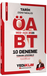 2026 MEB AGS ÖABT Tarih Öğretmenliği Tamamı Çözümlü 10 Deneme