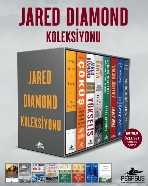Jared Diamond Koleksiyonu Kutulu Özel Set  (8 Kitap) (Karton Kapak)