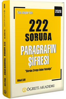 2026 Tüm Adaylar İçin 222 Soruda Paragrafın Şifresi