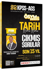 2026 KPSS MEB-AGS Tarih ÖSYM nin İndeksi Çıkmış Sorular Son 15 Yıl Konu Konu Çözümlü 