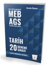 MEB - AGS Hazırlık Tarih 20 Deneme Sınavı