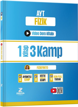 Fizikfinito AYT Fizik 1 Kitap 3 Kamp Video Ders Kitabı