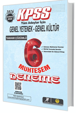 KPSS Genel Kültür-Genel Yetenek 6 Muhteşem Deneme