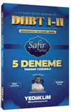 DHBT I-II Orta&ouml;ğretim - &Ouml;n Lisans - Lisans Safir Serisi Tamamı &Ccedil;&ouml;z&uuml;ml&uuml; 5 Deneme Sınavı