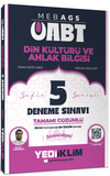 MEB AGS &Ouml;ABT Din K&uuml;lt&uuml;r&uuml; ve Ahlak Bilgisi Safir Serisi Tamamı &Ccedil;&ouml;z&uuml;ml&uuml; 5 Deneme Sınavı