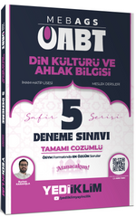 MEB AGS ÖABT Din Kültürü ve Ahlak Bilgisi Safir Serisi Tamamı Çözümlü 5 Deneme Sınavı