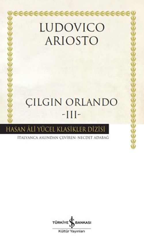Çılgın Orlando III (Karton Kapak)