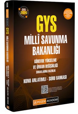 2026 GYS Milli Savunma Bakanlığı Görevde Yükselme ve Ünvan Değişikliği Sınavı Konu Anlatımlı Soru Bankası