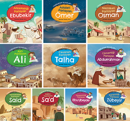 Parlayan Yıldızlar - Sahabiler ve Değerler (10 Kitap Set)