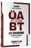 2026 MEB AGS &Ouml;ABT Tarih &Ouml;ğretmenliği Tamamı &Ccedil;&ouml;z&uuml;ml&uuml; 10 Deneme Sınavı