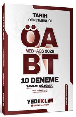 2026 MEB AGS ÖABT Tarih Öğretmenliği Tamamı Çözümlü 10 Deneme Sınavı