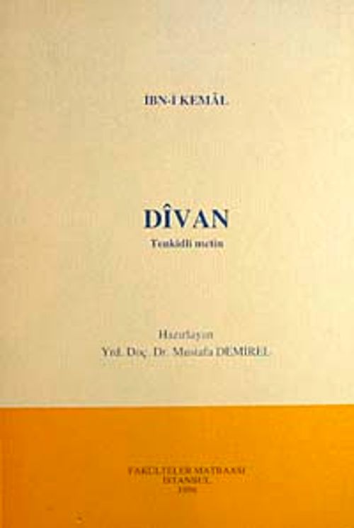 Divan / Tenkidli Metin / 10-H-52