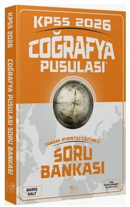 2026 KPSS Coğrafya Pusulası Soru Bankası Çözümlü