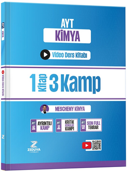 Meschemy Kimya AYT Kimya 1 Kitap 3 Kamp Video Ders Kitabı