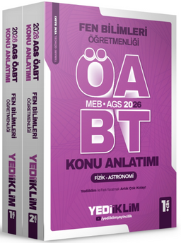 2026 MEB AGS ÖABT Fen Bilimleri Öğretmenliği Konu Anlatımı 2 Cilt