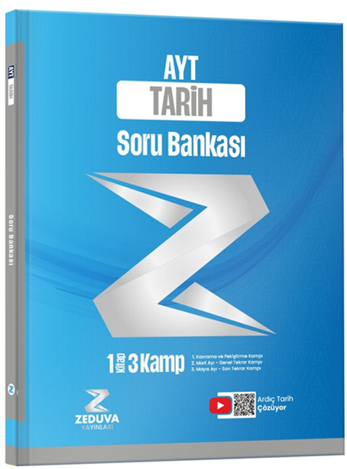 AYT Tarih 1 Kitap 3 Kamp Soru Bankası