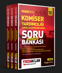 2026 PAEM Komiser Yardımcılığı ve Rütbe Terfi Sınavlarına Hazırlık Modüler Set Tamamı Çözümlü Soru Bankası 3 Modül