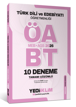 AGS ÖABT Türk Dili Ve Edebiyatı Öğretmenliği Tamamı Çözümlü 10 Deneme Sınavı