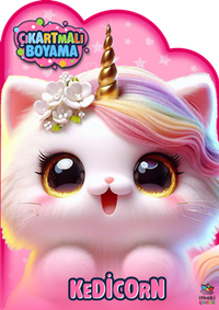 Kedicorn Zamanı – Çıkartmalı Boyama Kitabı