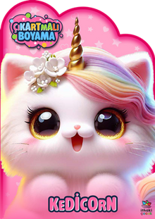 Kedicorn Zamanı – Çıkartmalı Boyama Kitabı