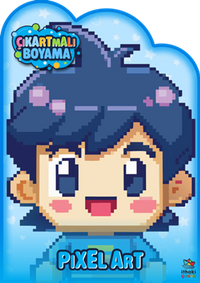 Pixel Art Zamanı – Çıkartmalı Boyama Kitabı