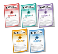 2026 KPSS Lise Ön Lisans Genel Yetenek Genel Kültür 5'li Deneme Paketi