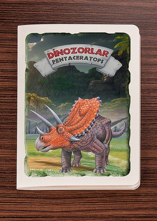 Akıl Defteri - Dinozorlar - Pentaceratops (Cep Boy)