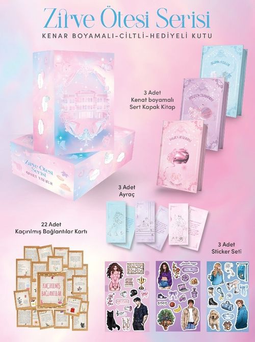 Zirve Ötesi Serisi Yan Boyamalı Set (3 Kitap Ciltli Kutulu)
