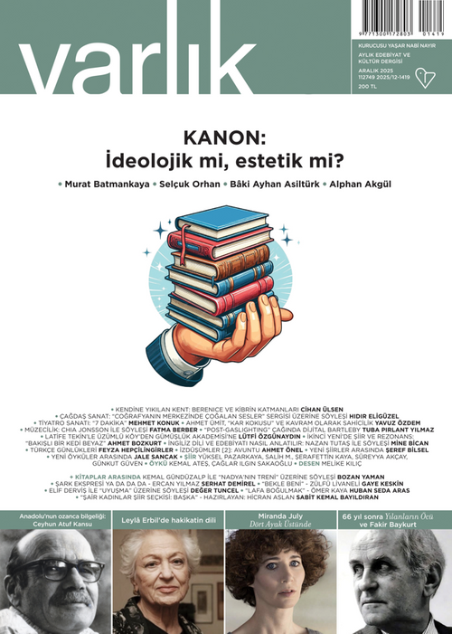 Varlık Edebiyat ve Kültür Dergisi Aralık 2025