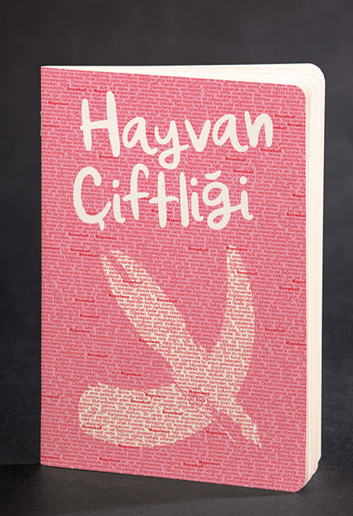Akıl Defteri - Hayvan Çiftliği - Metinli Bayrak - (Cep Boy)