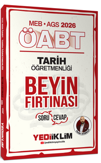 2026 MEB AGS ÖABT Tarih Öğretmenliği Beyin Fırtınası Soru Cevap