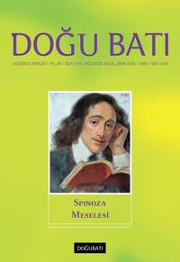 Doğu Batı Dergisi 114 Ağustos-Eylül-Ekim 2025 / Spinoza Meselesi