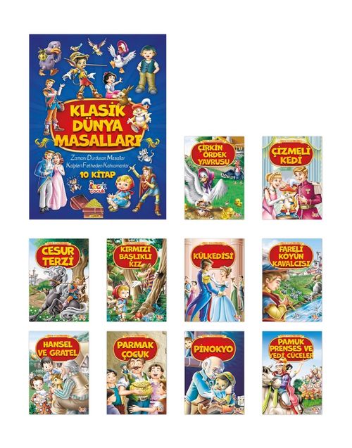 Klasik Dünya Masalları (10 Kitap) 