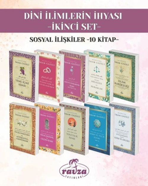 Dini İlimlerin İhyası İkinci Set Sosyal İlişkiler (10 Kitap)