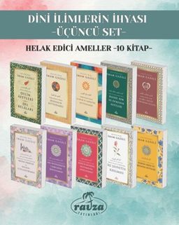 Dini İlimlerin İhyası Üçüncü Set  Helak Edici Ameller (10 Kitap)