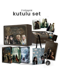 Gümüş Yürek Serisi (Üç Kitaplık Hediyeli Yan Boyamalı Kutu)