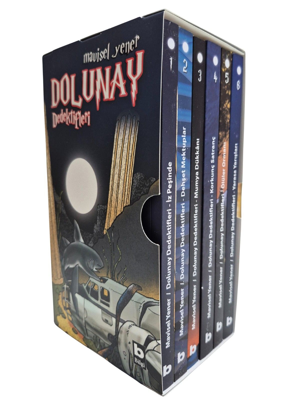 Dolunay Dedektifleri Serisi (6 Kitap Kutulu Set) (Mavisel Yener