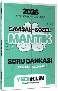 2026 AGS KPSS ALES DGS Sayısal Sözel Mantık Tamamı Çözümlü Soru Bankası