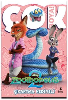Zootropolis 2 / Çok Boya! Çıkartmalı Dev Boyama Kitabı