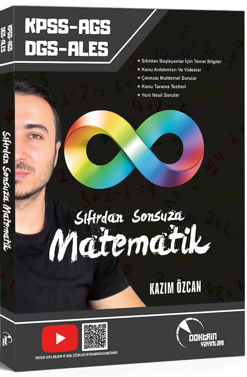KPSS AGS DGS ALES Sıfırdan Sonsuza Matematik Konu Anlatımlı Soru Bankası (Video Takip Kitabı)