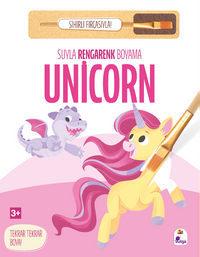 Suyla Rengarenk Boyama / Unicorn (Sihirli Fırçasıyla)