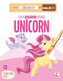 Suyla Rengarenk Boyama / Unicorn (Sihirli Fırçasıyla)