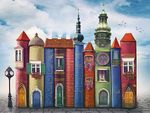 Kitap Kasabası Ahşap Puzzle 204 Adet (KT08-CC)