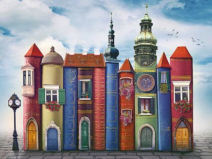 Kitap Kasabası Ahşap Puzzle 204 Adet (KT08-CC)